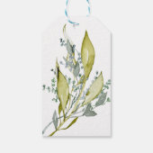 水色妊婦ベビーシャワーありがとうC ギフトタグ (裏面)