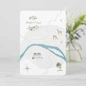 水色彩の鮮やか結婚彩地図の招待 (スタンド正面)