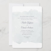 水色彩の鮮やか結婚彩地図の招待 (裏面)