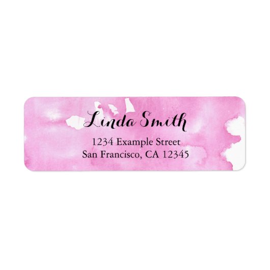 水色戻りラベル ラベル (正面)