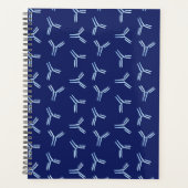 水色抗体 プランナー手帳 (正面)