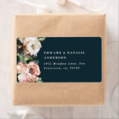 水色植物性エレガント暗黒モダン素質 ラベル (インサイチュ)