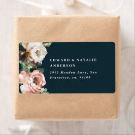 水色植物性エレガント暗黒モダン素質 ラベル