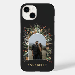 水色植物葉モダンアーチ写真Cas Case-Mate iPhone 14ケース