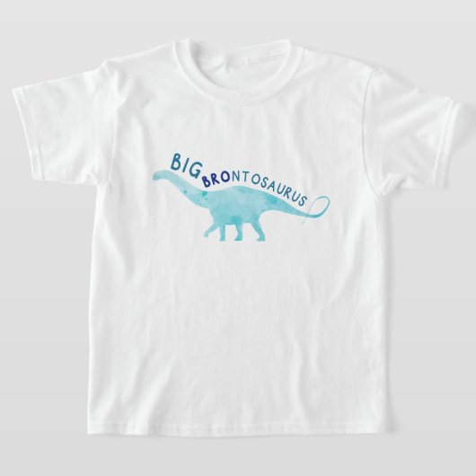 水色気管支索大兄型恐竜 Tシャツ (レイダウン)