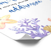 水色海動物 – お母さんにお迎えする ポスター (角)