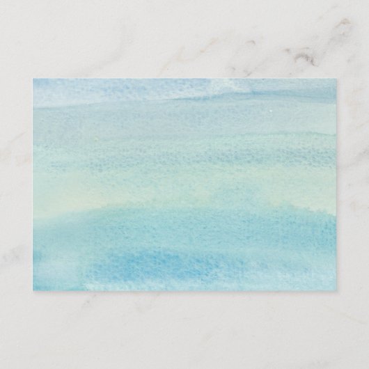 水色海結婚のエンクロージャカード エンクロージャーカード (裏面)