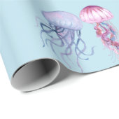 水色混合ゲリカラフルゲブルー ラッピングペーパー (ロールコーナー)