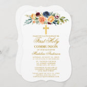 水色混合フローラグリーン第1聖域 招待状 (正面/裏面)