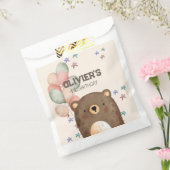 水色熊とバルーン誕生日お気に入りバッグ フェイバーバッグ (封をした状態)