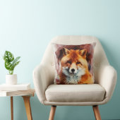 水色狐 クッション (椅子)