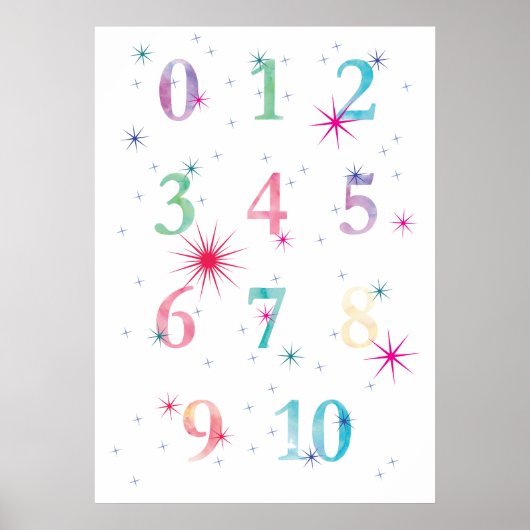 水色番号 ポスター (正面)