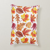 水色秋の植物性、シームレスな組成物。 アクセントクッション (裏面(縦))