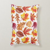 水色秋の植物性、シームレスな組成物。 アクセントクッション (正面(垂直))