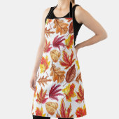 水色秋の植物性、シームレスな組成物。 エプロン (インサイチュ)