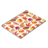 水色秋の植物性、シームレスな組成物。 ノートブック (左側)