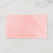 水色紅葉テラコッタQRコードウェディングRSVP エンクロージャーカード (裏面)