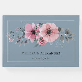 水色素朴の花ほこりま結婚った青 ゲストブック