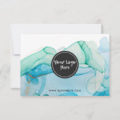 水色素朴金ゴールドブルーメディア挿入 (裏面)