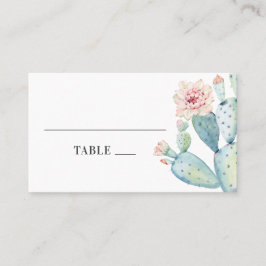 水色結婚の多肉類。ピンクフローラ プレイスカード