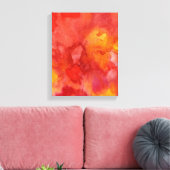 水色絵画の背景。 キャンバスプリント (インサイチュ (リビング))