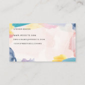 水色縁ど 名刺 (裏面)