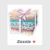 水色脂肪四半期 シール (シート)