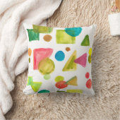 水色色彩の鮮やか抽象芸術 クッション (ブランケット)