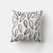 水色色彩の鮮やか抽象芸術 クッション (裏面)