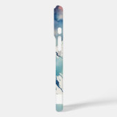 水色芸術的背景 | お名前 Case-Mate iPhoneケース (裏面 / 左)