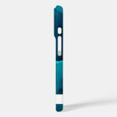 水色芸術的背景 | お名前 Case-Mate iPhoneケース (裏面 / 左)