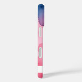 水色芸術的背景 | お名前 Case-Mate iPhoneケース (裏面 / 右)