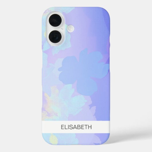 水色芸術的背景 | お名前 Case-Mate iPhoneケース (裏面)