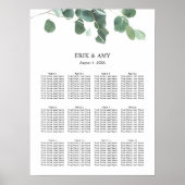 水色葉結婚の座席表 ポスター (正面)