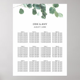 水色葉結婚の座席表 ポスター