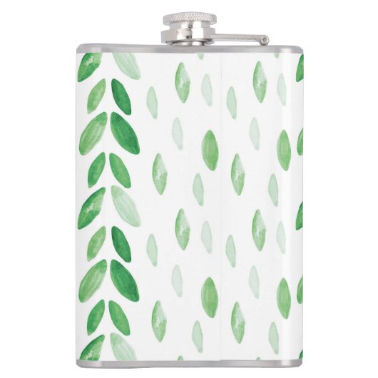 水色葉 フラスク (裏面)