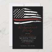 水色薄い赤線フラグ除・売却パーティー 招待状 (正面)