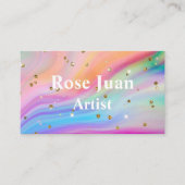 水色虹 名刺 (正面)
