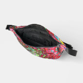 水色赤Groovy抽象芸術レトロ液スワール ファニーパック (見開き)