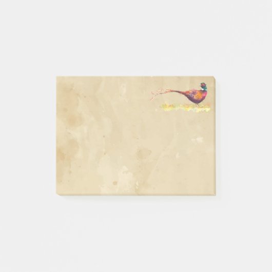 水色雉ゲーム鳥野獣自然芸術 ポストイット (正面)