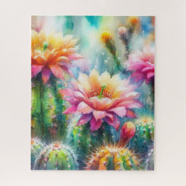 水色顕花多肉質サボテン ジグソーパズル