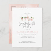 水色飲料バチェロレッテガーリーピンク シーズンポストカード (正面/裏面)