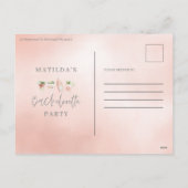 水色飲料バチェロレッテガーリーピンク シーズンポストカード (裏面)