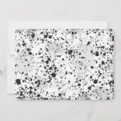 水色高5枚フォト招待状 招待状 (裏面)