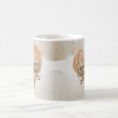 水色「コーヒーが私を完成」 コーヒーマグカップ (中央)