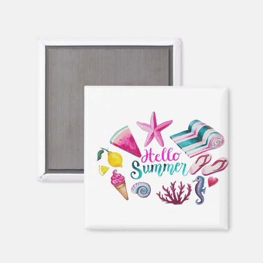 水色 マグネット (正面/裏面)