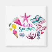 水色 マグネット (正面)