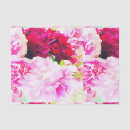 水色，手絵を描花，シック，エレガント赤 薄葉紙