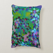 水色、紫、青の多肉性のセダムの花 アクセントクッション (裏面(縦))