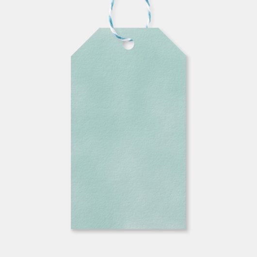 水色（青） ギフトタグ (裏面)